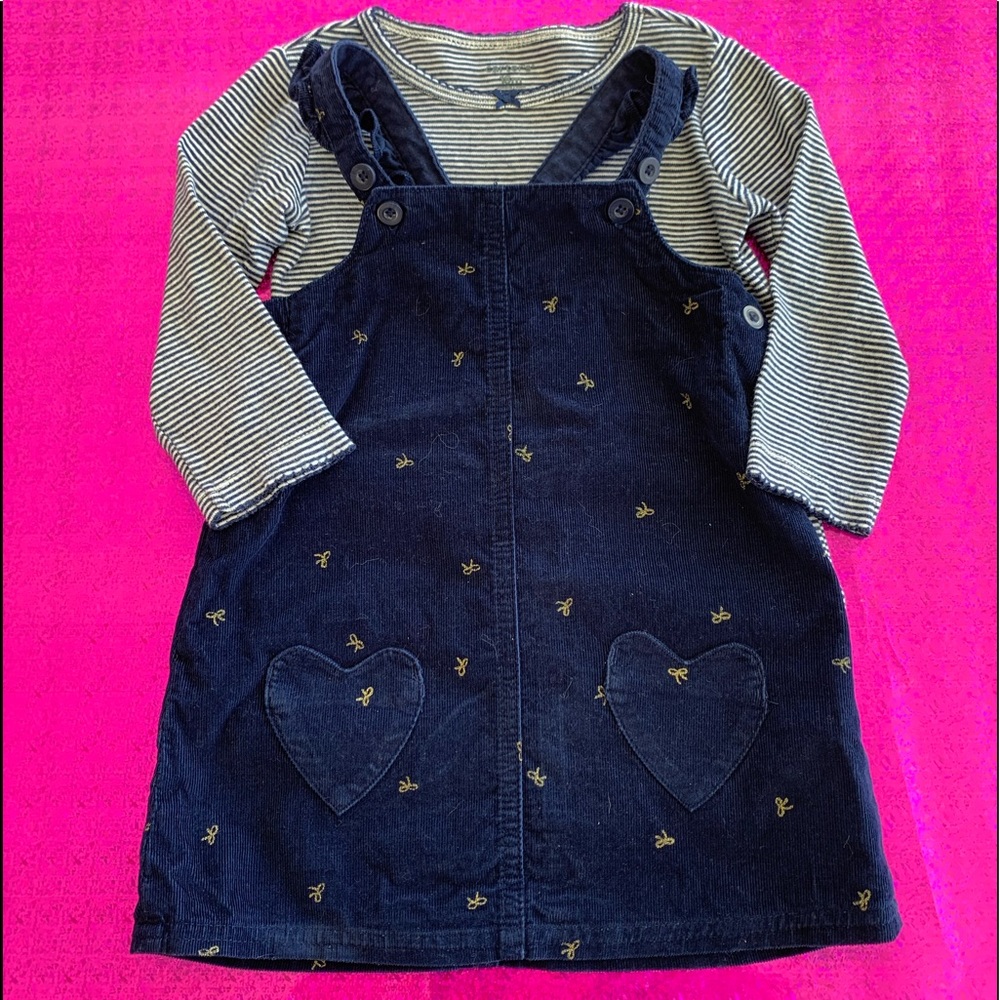Very cute Carter’s navy blue dress
